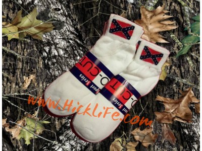 Rebel Flag / Confederate "Quarter" Socks